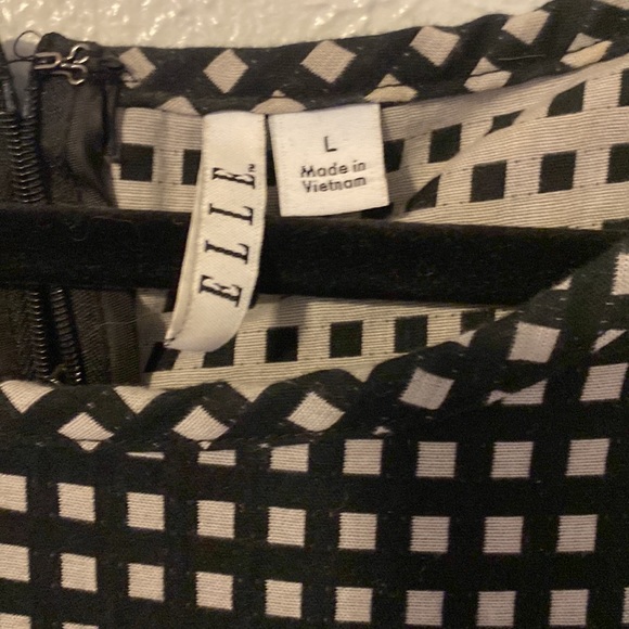 Elle black peplum top - Picture 3 of 4